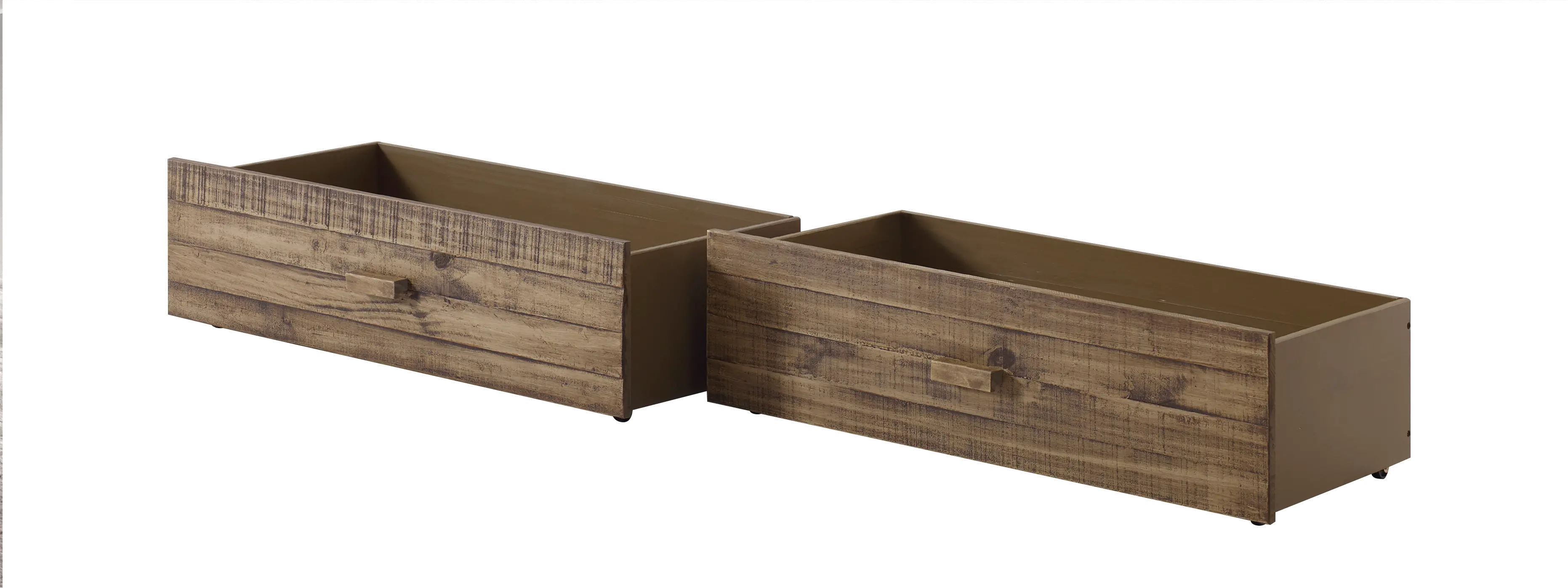 Rustic Driftwood Storage Drawers (Set of 2) - Front Porch-1