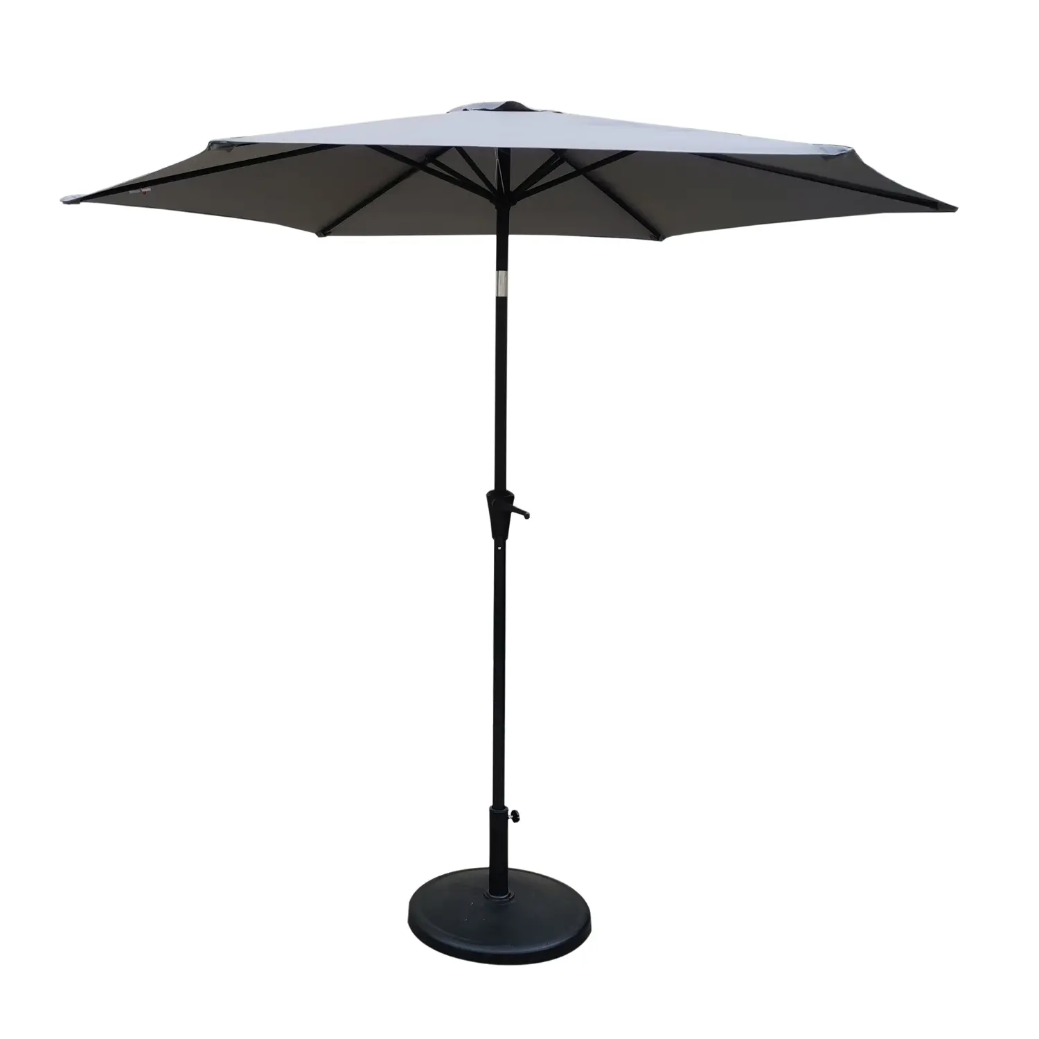 Gray 9' Pole Umbrella with Bag-1