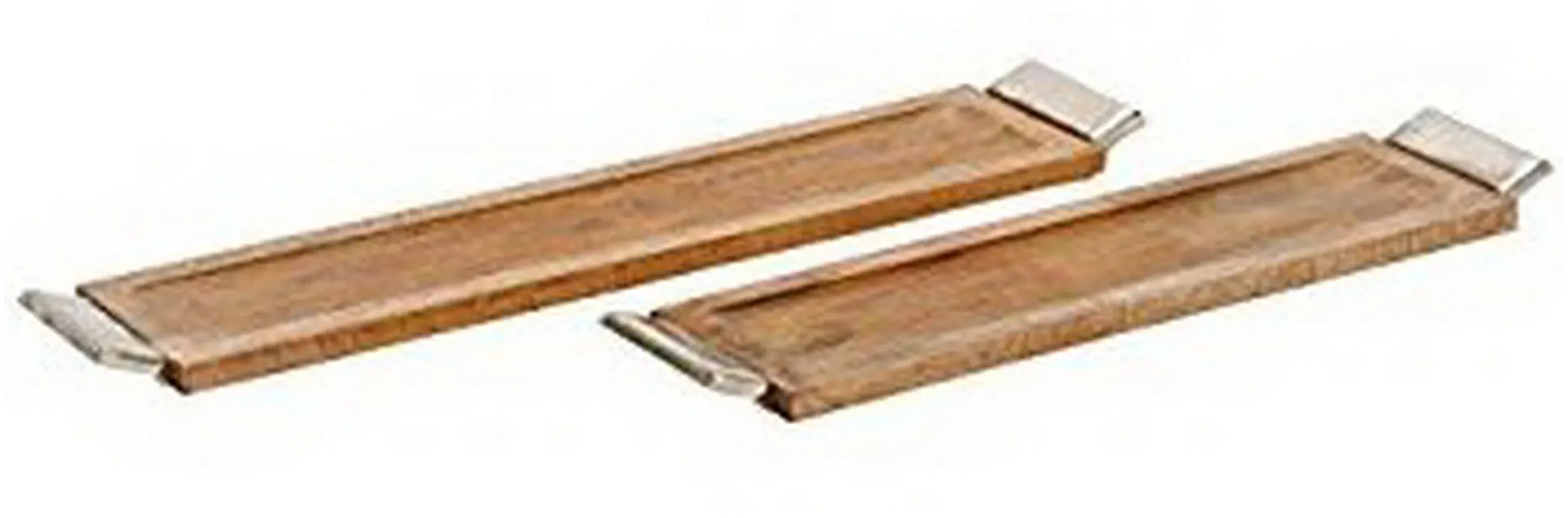 27 Wooden Rectangular Tray-1