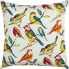 22  Multi Brights Bird Indoor-Outdoor Throw Pillow