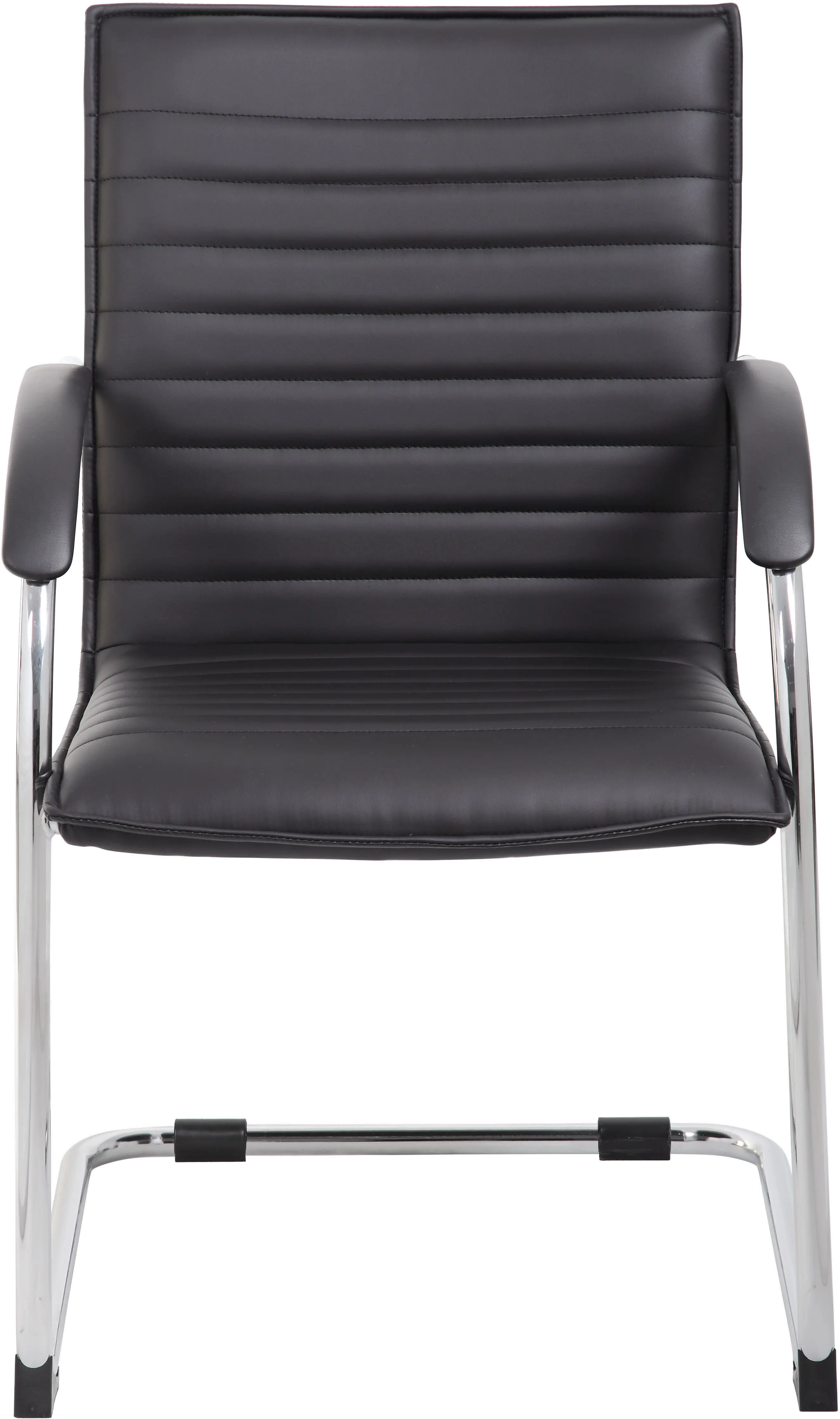 Boss 2 Pack Black Vinyl Side Chairs-3