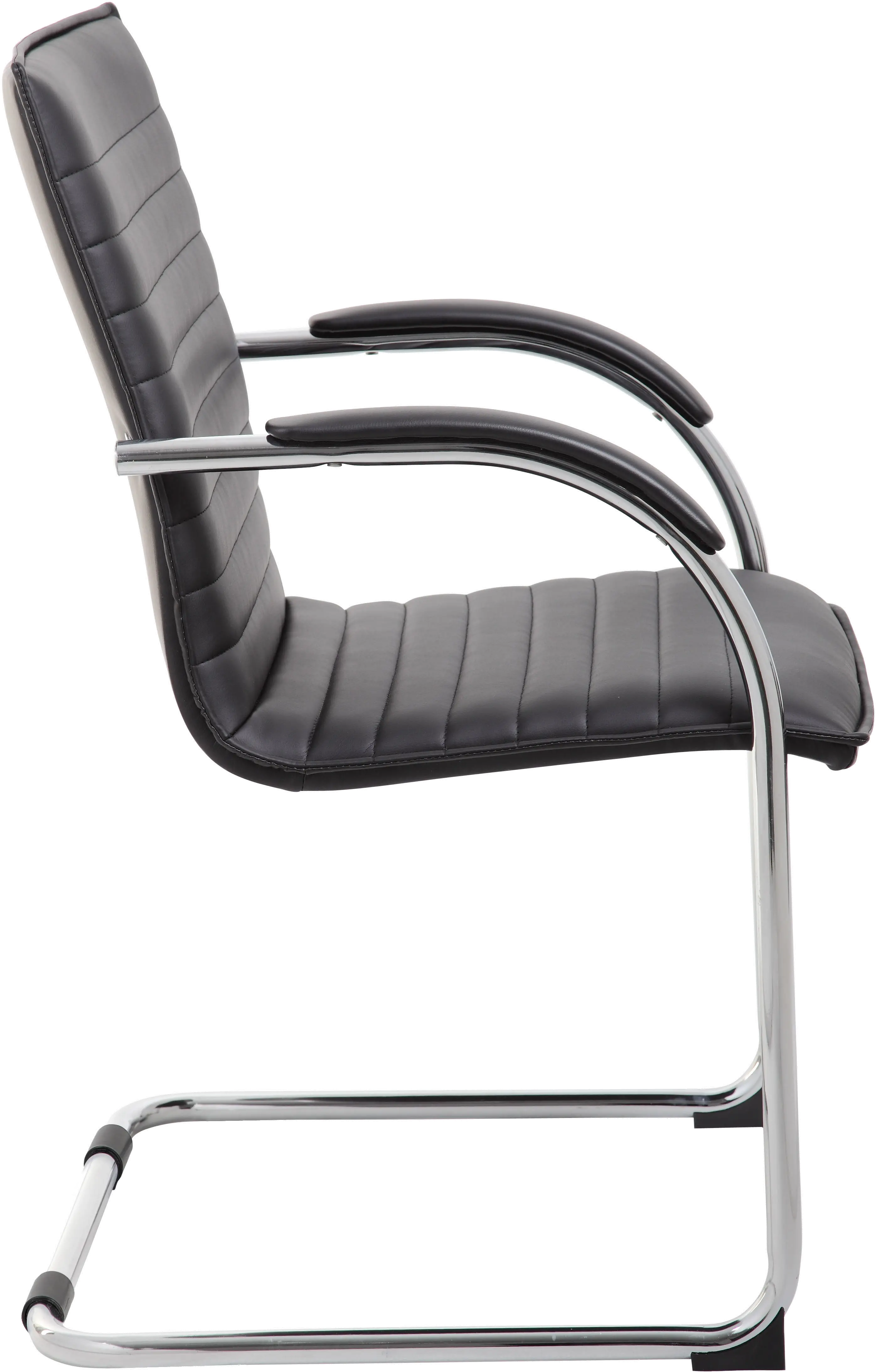 Boss 2 Pack Black Vinyl Side Chairs-4