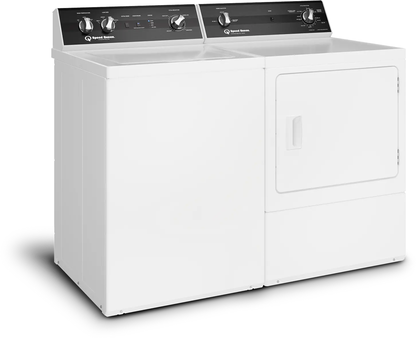 .SPQ-W/W-3003-ELE-PR Speed Queen Electric Washer and Dryer Set - TR3, White-1