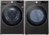 .LG-BST-4000-ELE--PR LG Black Steel Electric Front Load Washer and Electric Dryer Kit - 4000