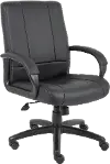 Boss Classic Black Mid Back Office Chair