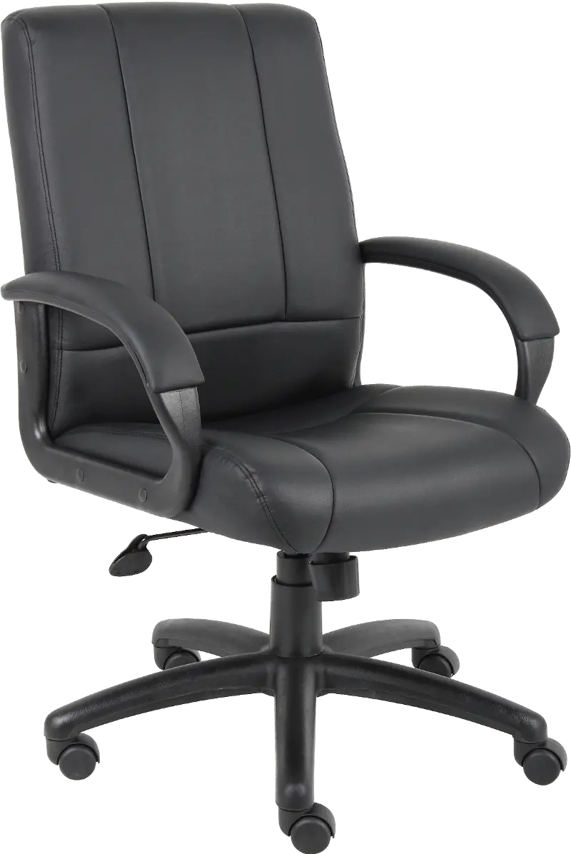Boss Classic Black Mid Back Office Chair