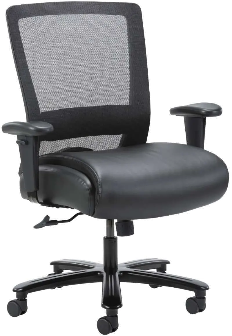 Boss Black Mesh Heavy Duty Chair-1