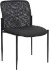 Boss Black Mesh Guest Office Chair
