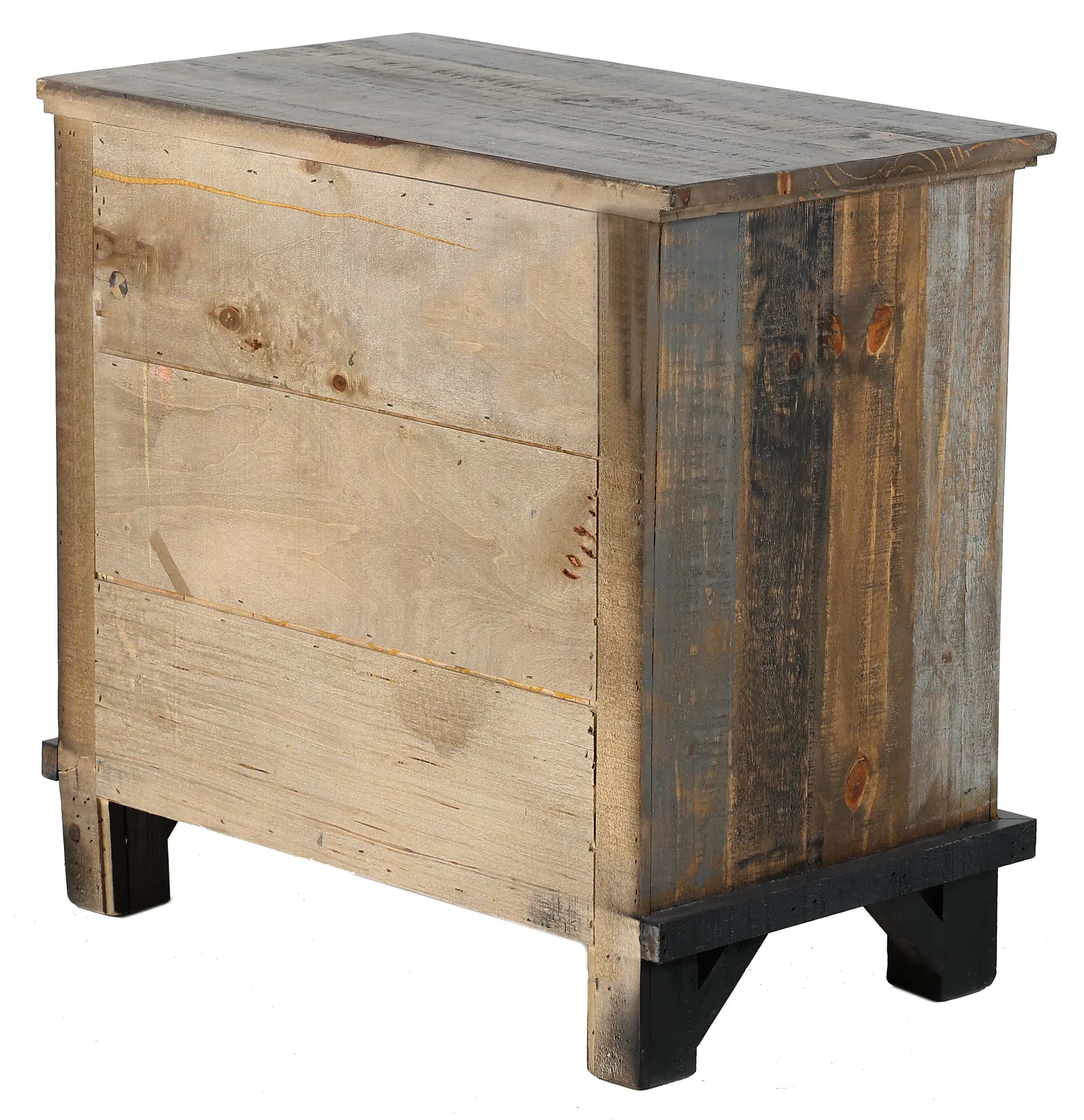 Loft Rustic Pine Nightstand-5