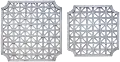 27 Inch Gray Woven Wood Wall Hanging - Starburst