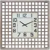 Wood 29 Inch Square Wall Clock