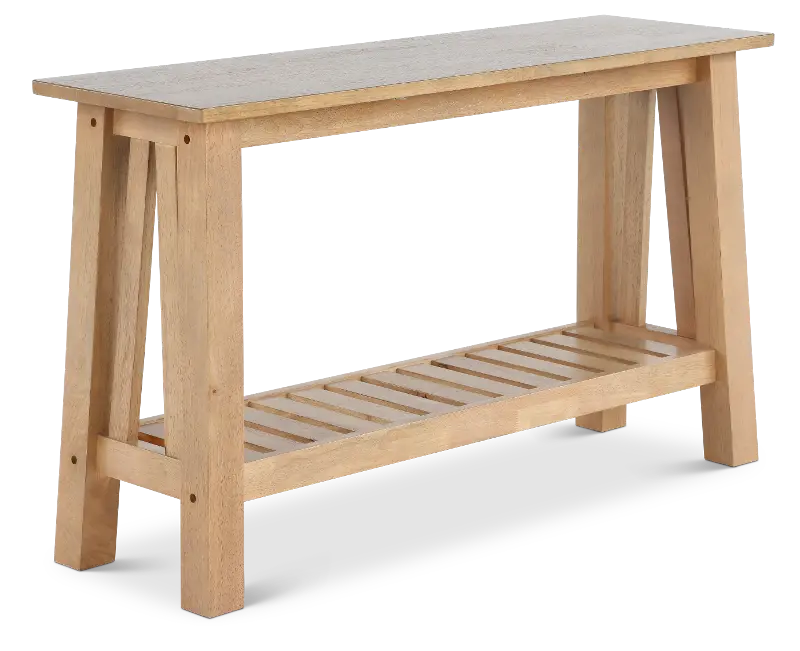 Riverside Burlap Brown Sofa Table