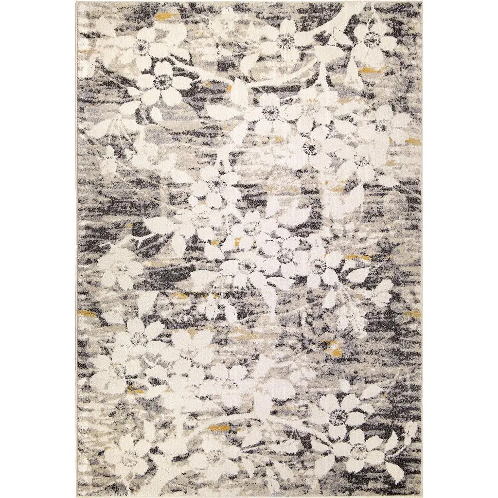 9501/5X8-ASIANGARDEN Studio 5 x 8 Asian Garden Light Gray Area Rug-1