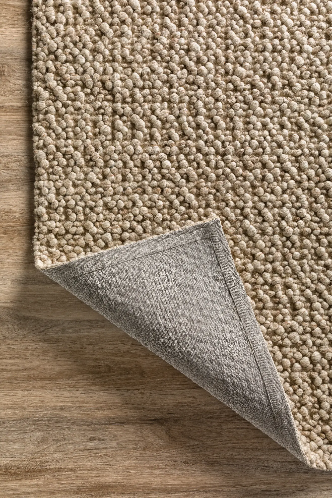 GR1LA5X8/GORBEA-LATE Gorbea 5 x 8 Latte Wool Area Rug-6