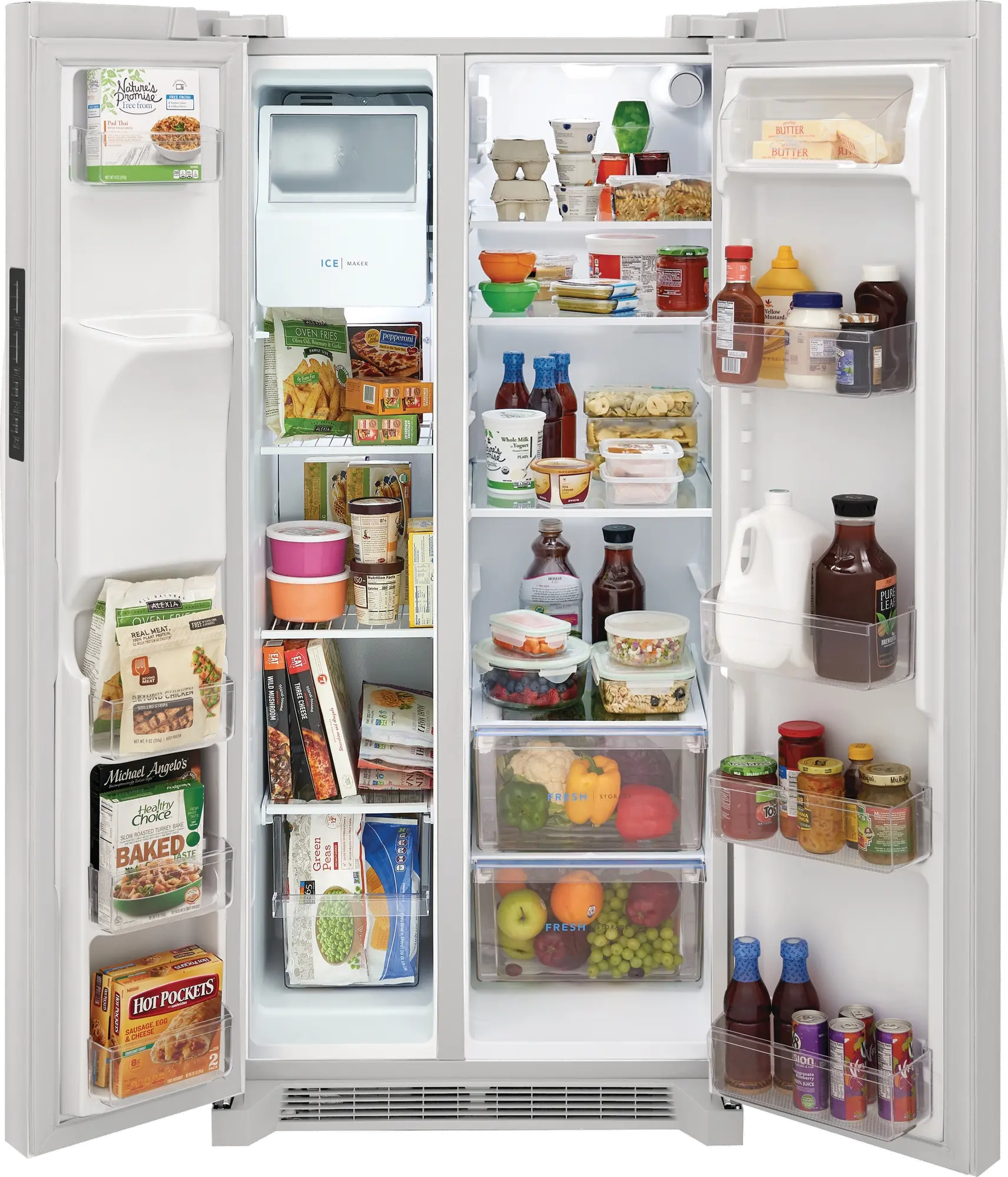 FRSS2323AW Frigidaire 22.3 cu ft Side by Side Refrigerator - 33 W White-3