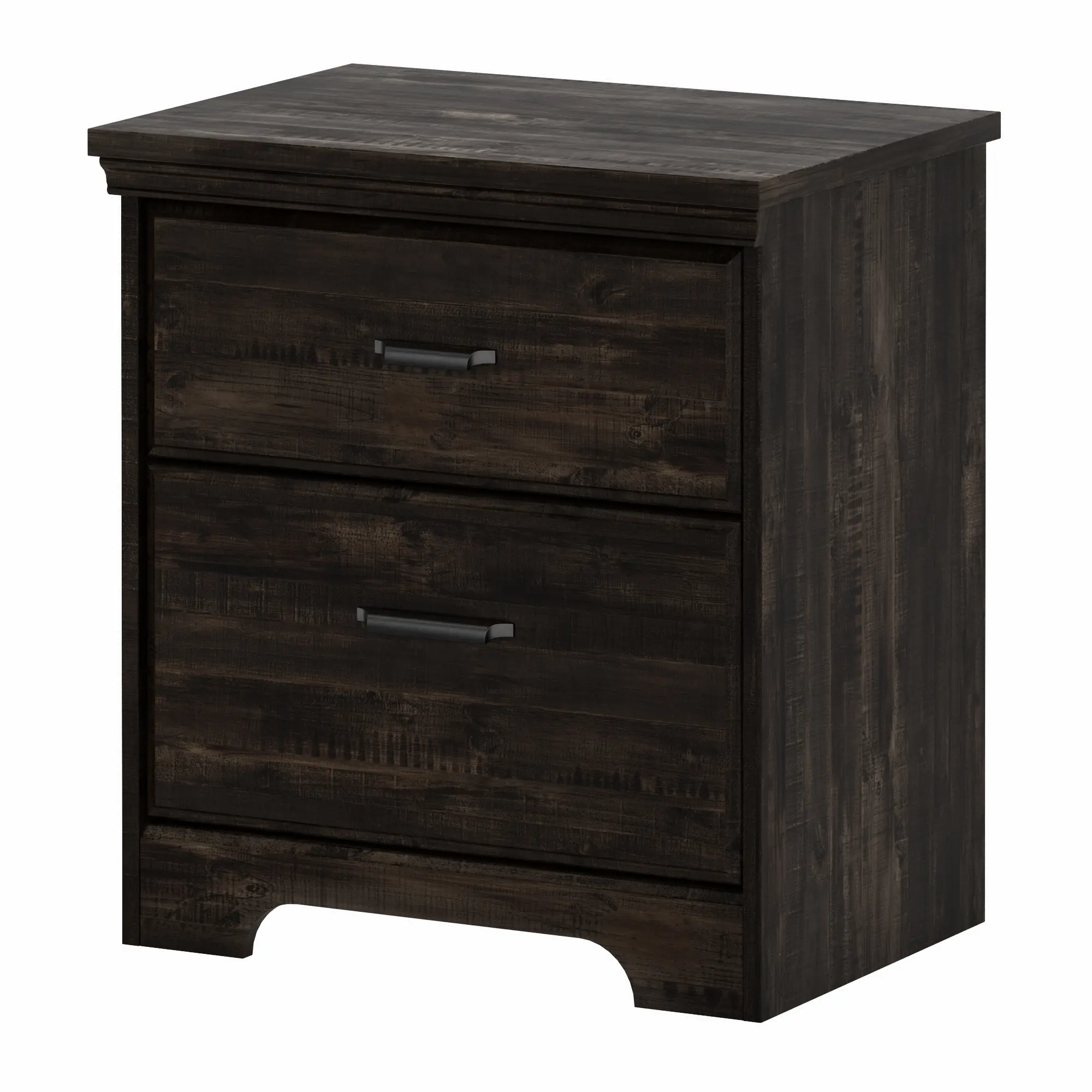 13113 Versa Classic Rubbed Black Nightstand - South Shore-5