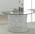 KIT/4200CC/CRST-CFFE Crystal Round Coffee Table