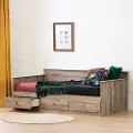 13125 Tassio Farmhouse Weathered Oak Daybed - South Shore
