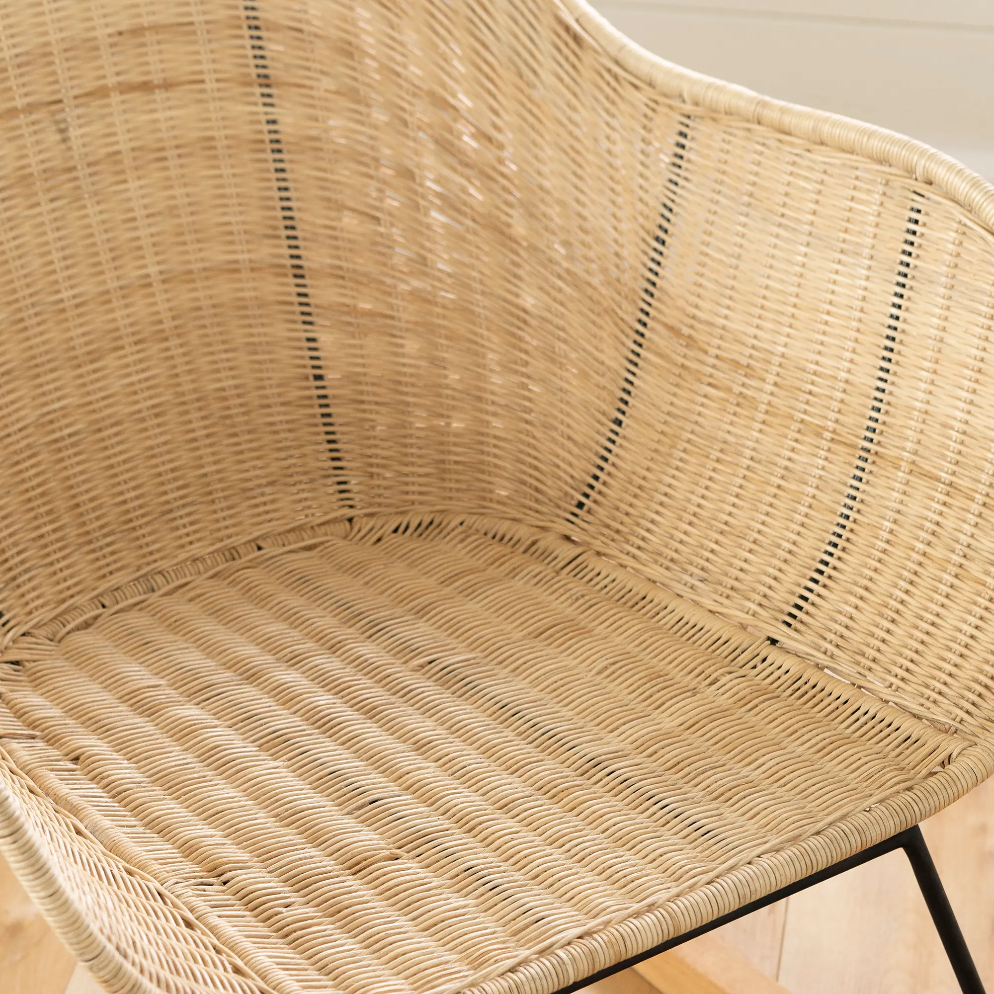 100430 Balka Rattan Rocking Chair - South Shore-3