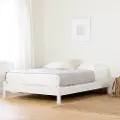 13209 Munich Pure White Platform Bed - South Shore