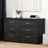 12984 Tassio Gray Oak 6-Drawer Dresser