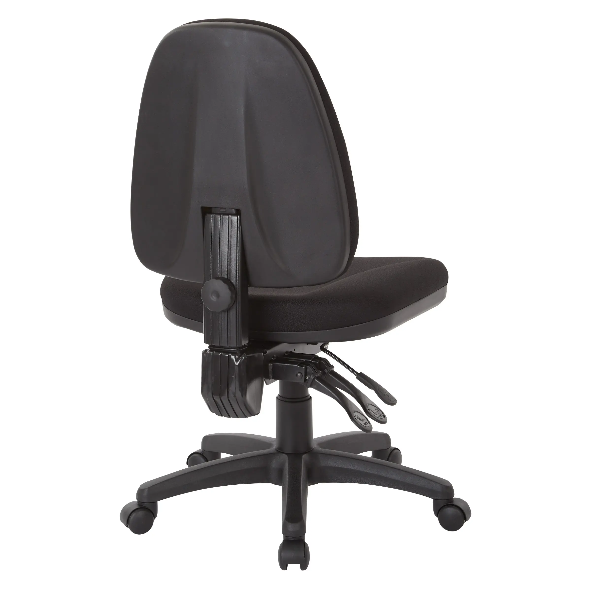 Dual Function Black Ergonomic Office Chair-2
