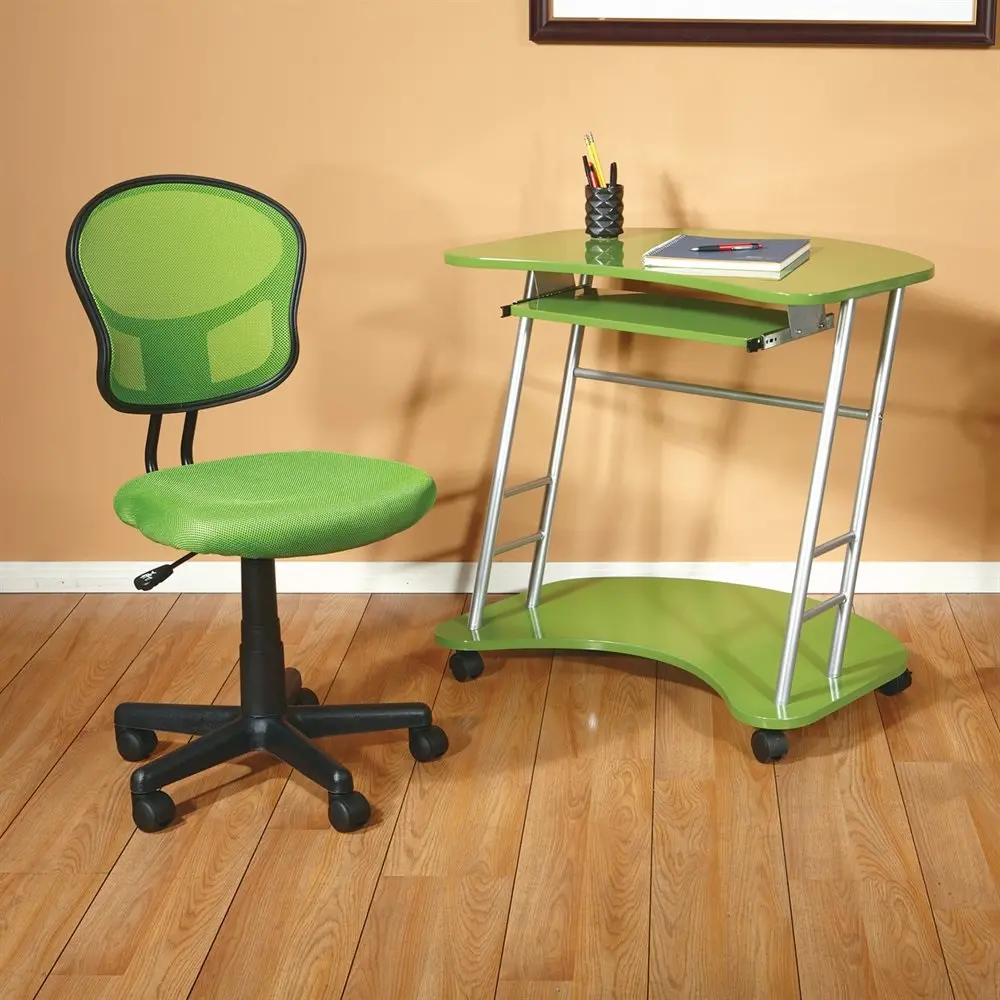 Green Mesh Task Chair-2