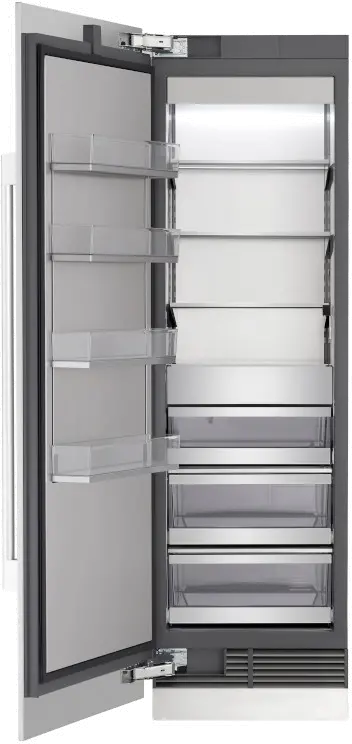 LG Signature Kitchen Suite 13.9 cu ft Integrated Column Freezer - Stainless Steel-1