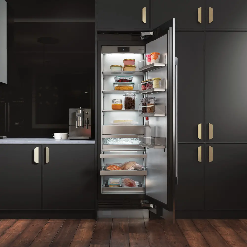 LG Signature Kitchen Suite 13.9 cu ft Integrated Column Freezer - Stainless Steel-3
