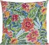Multi Color Solarium Tahiti 16  Outdoor Throw Pillow
