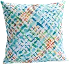Multi Color Solarium Off The Grid 16  Outdoor Throw Pillow