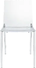 Posh Clear Accent Chair