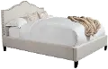 Aster Natural King Upholstered Bed