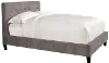 Iris Gray Queen Upholstered Bed