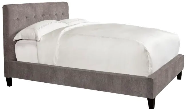 Iris Gray King Upholstered Bed-1