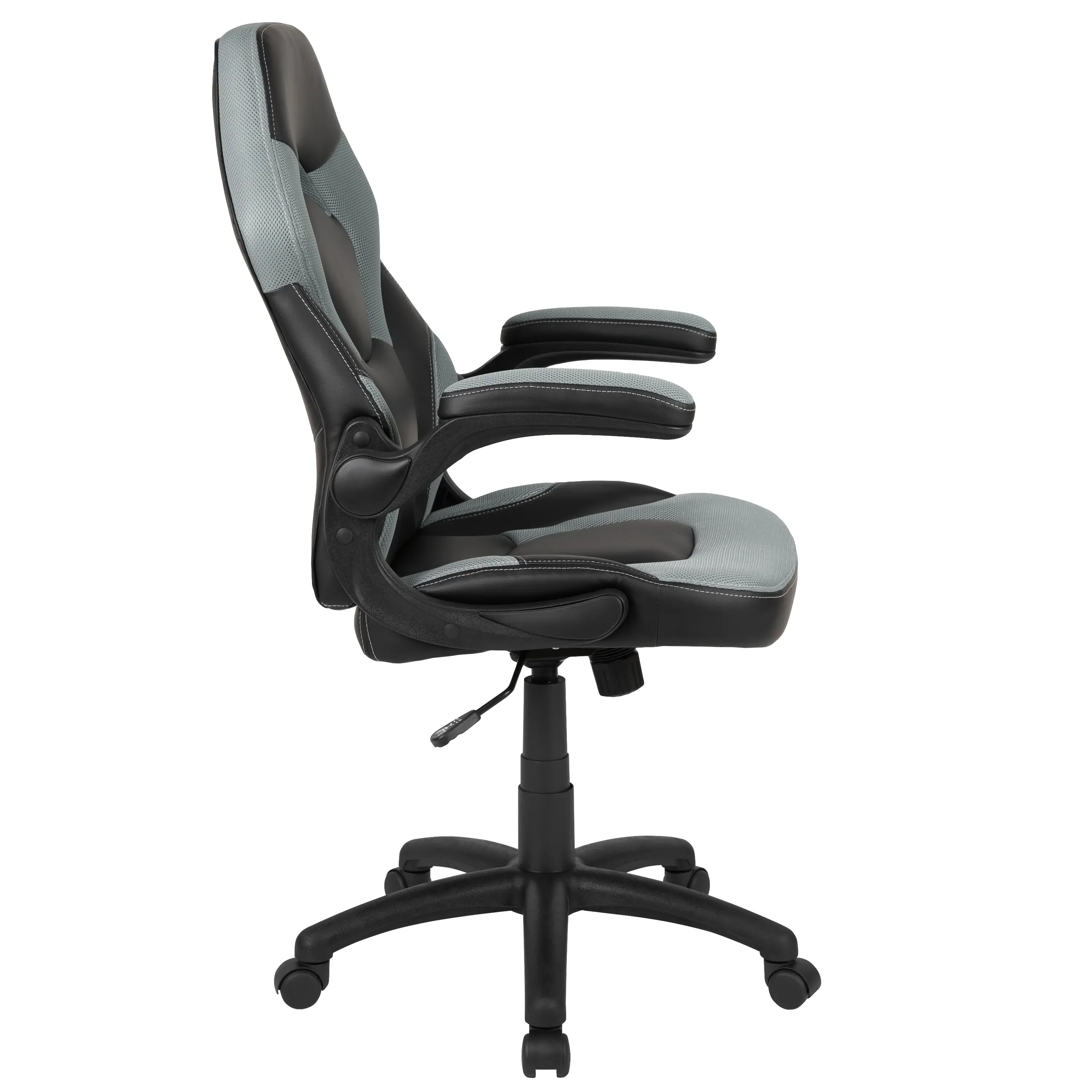 X10 Gray and Black Gaming Swivel Chair-5