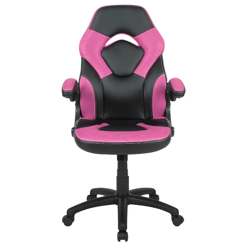 X10 Pink and Black Gaming Swivel Chair