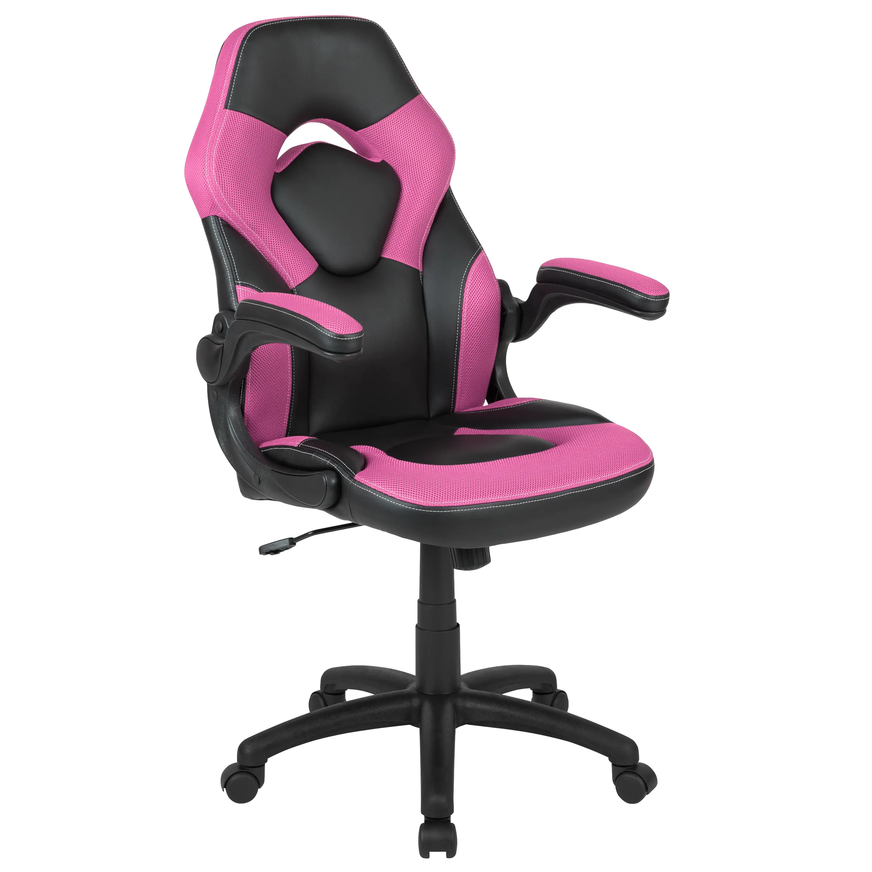 X10 Pink and Black Gaming Swivel Chair-4