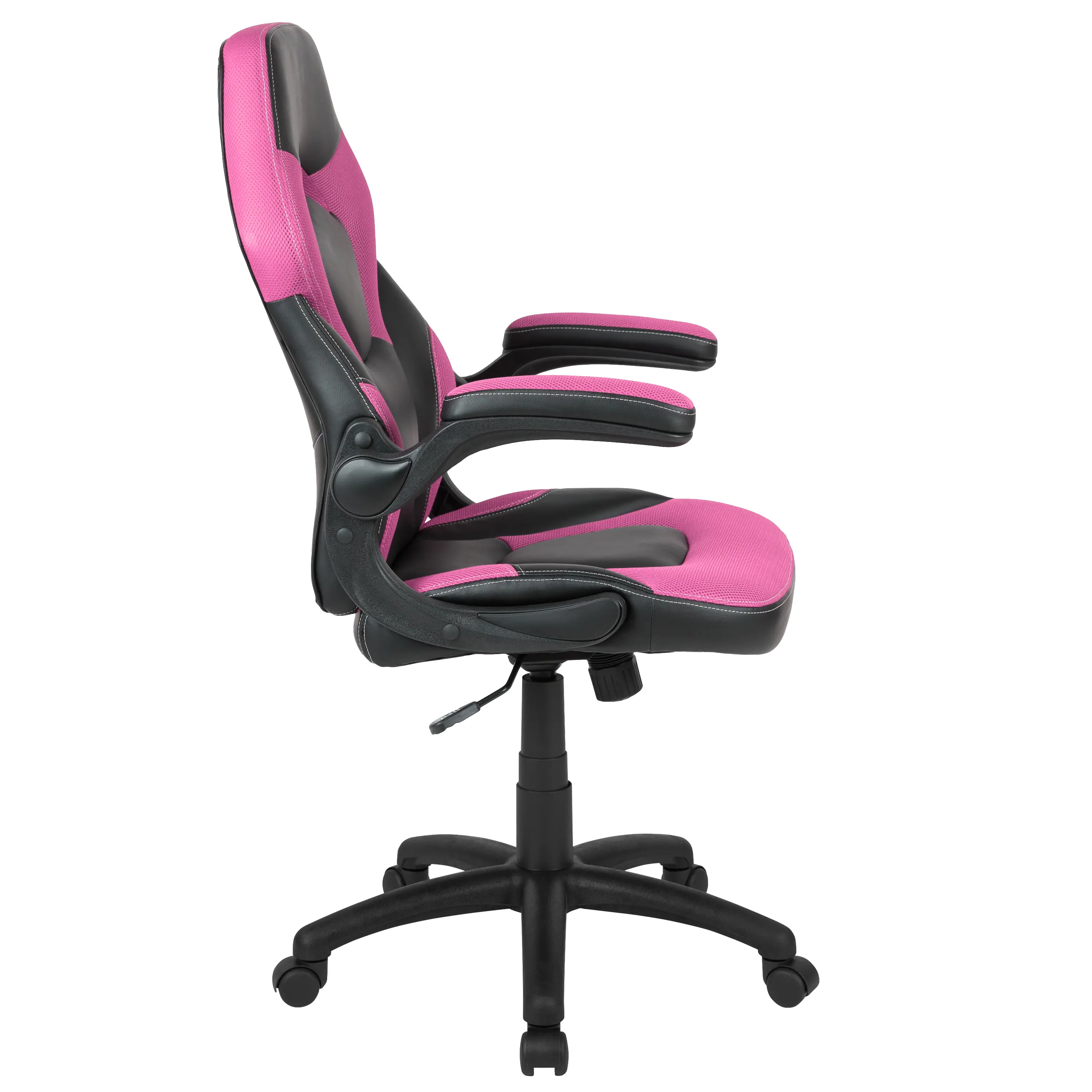 X10 Pink and Black Gaming Swivel Chair-5