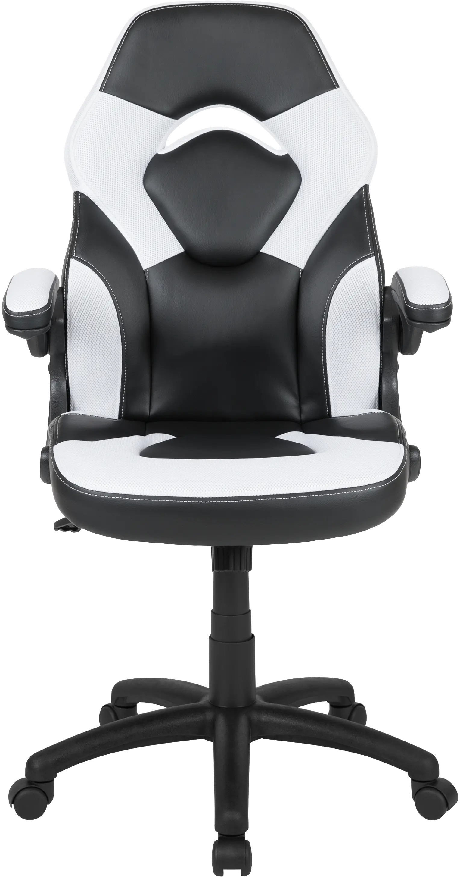 X10 White and Black Gaming Swivel Chair-1