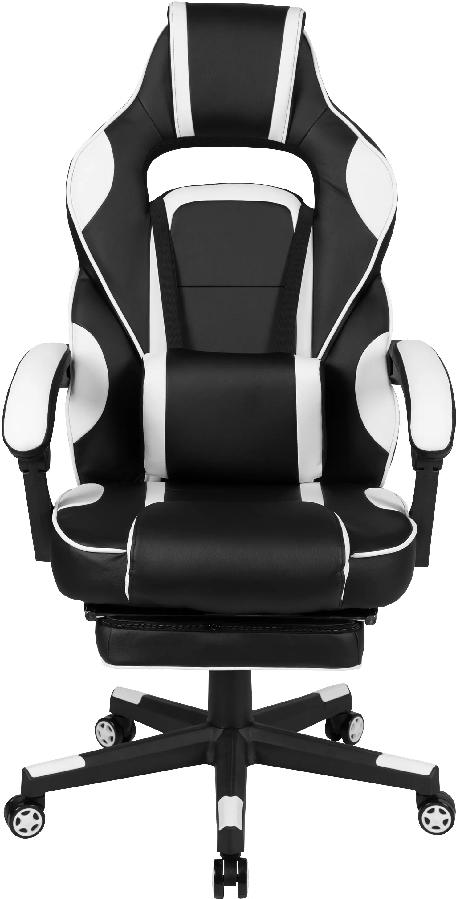 White and Black Gaming Swivel Chair - X40-4