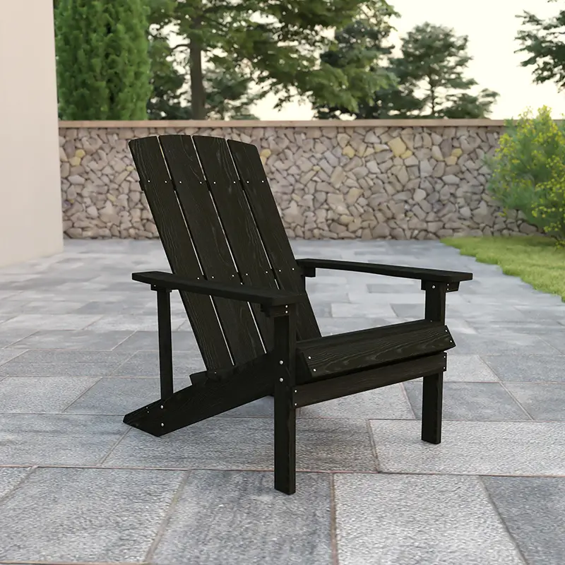 Black Adirondack Chair-1