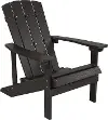 Black Adirondack Chair