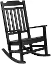 All-Weather Black Rocking Chair