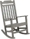 All-Weather Gray Rocking Chair