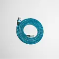 Basan 10 Foot Type C to USB Glitter Teal Charging Cable