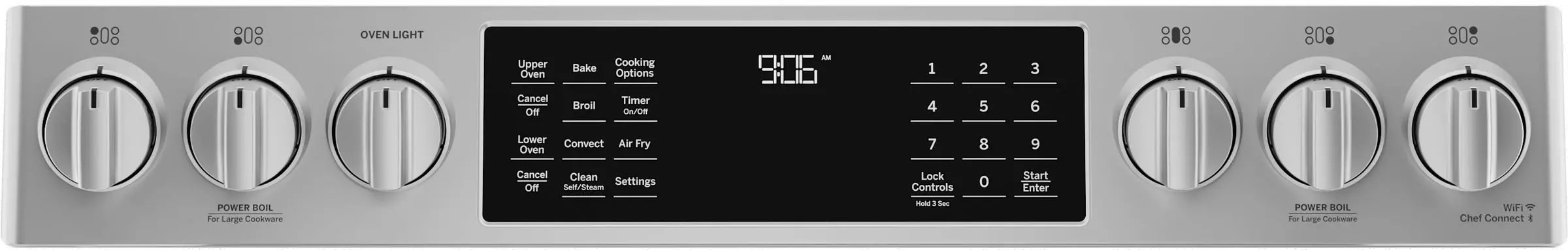 PGS960YPFS GE Profile 6.7 cu ft Double Oven Gas Range - Stainless Steel-11