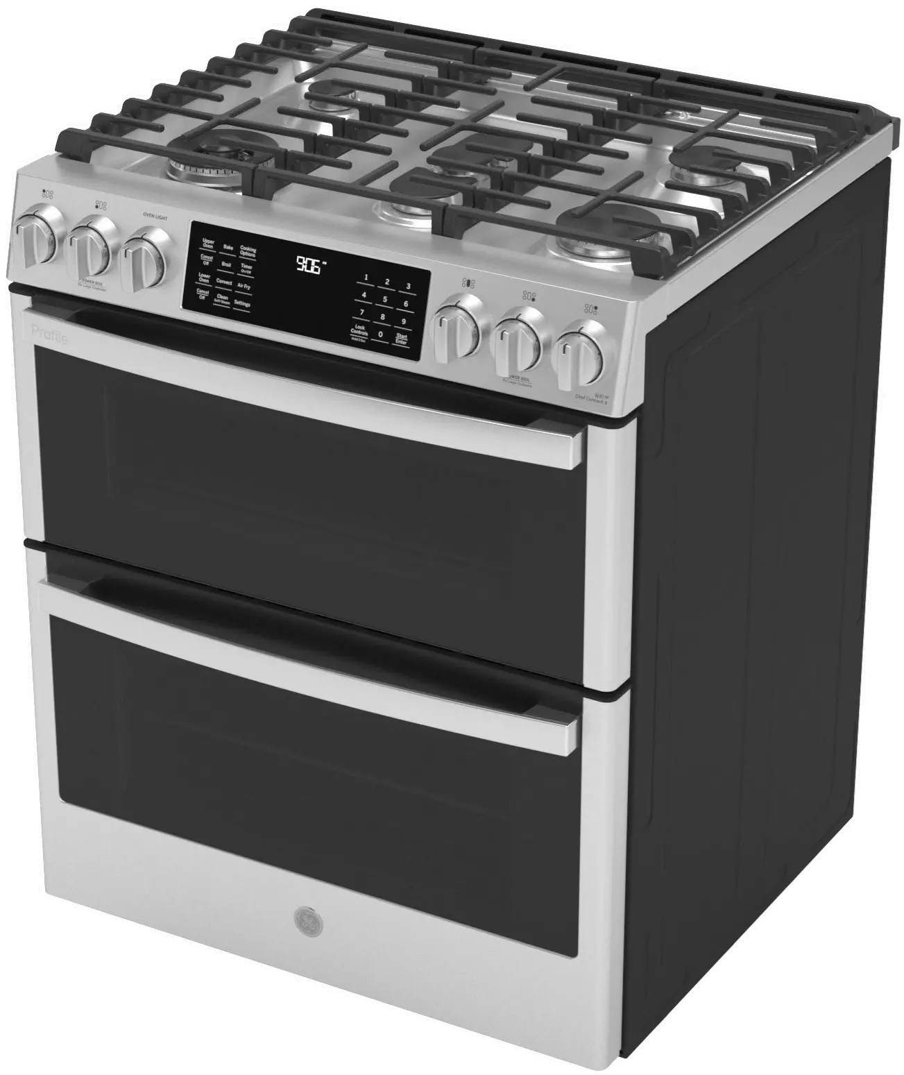 PGS960YPFS GE Profile 6.7 cu ft Double Oven Gas Range - Stainless Steel-8