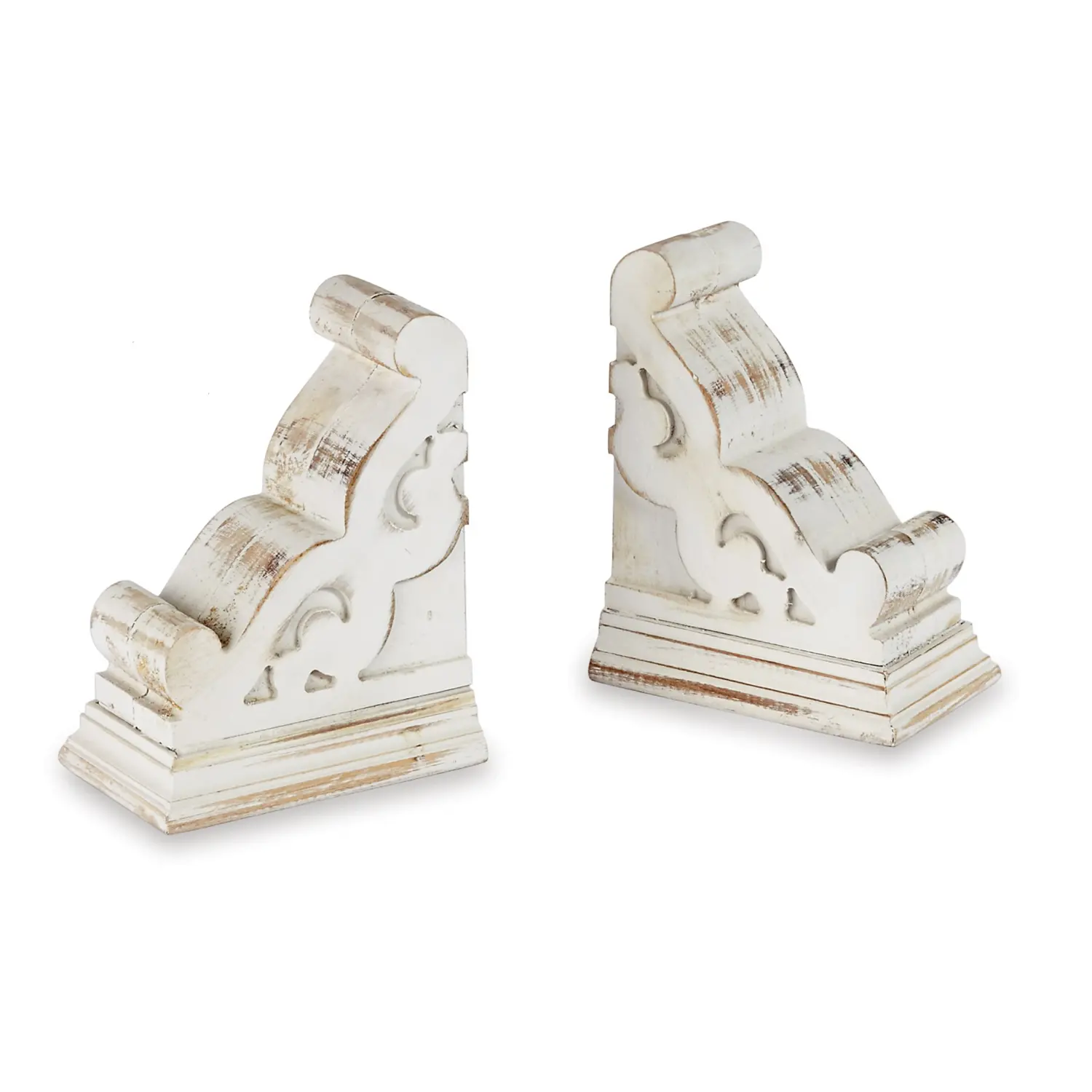 White Washed Corbel Bookend-1