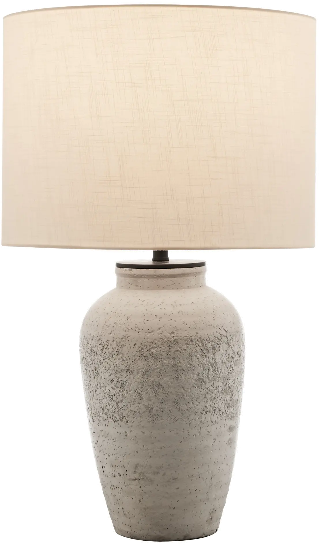 Cement Outdoor Cordless Table Lamp with Rechargeable Bulb-1